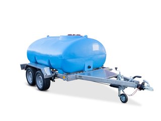Wasserfass 2.000 Liter 2-Achs-Anhnger mit Transporttank...