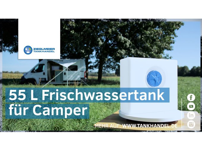Wassertank Wohnmobil 55 Liter  Caravan Camper
