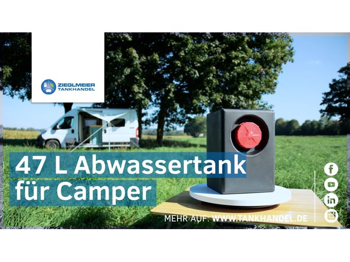 Abwassertank Wohnmobil 47 Liter Caravan Camper