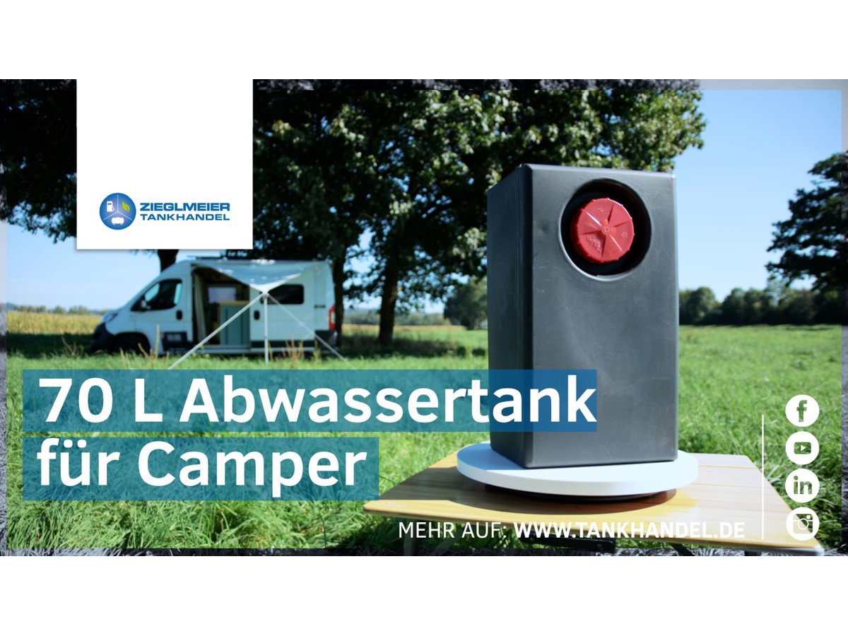 Abwassertank Duc.2018 75l, Abwassertank Wohnmobil und Wohnwagen, Wasser,  Sanitär, Campingtoilette, Camping-Shop