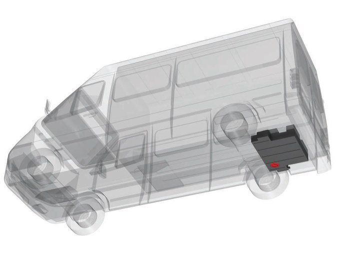 Abwassertank Wohnmobil 100 Liter Caravan Camper fr Sprinter, Crafter, TGE (ab Modell 2017)