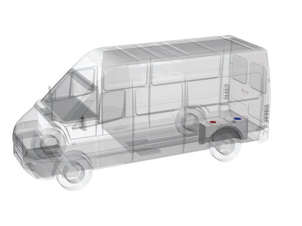Wassertank Wohnmobil 65+28 Liter Wohnwagen Caravan Camper für VW T6